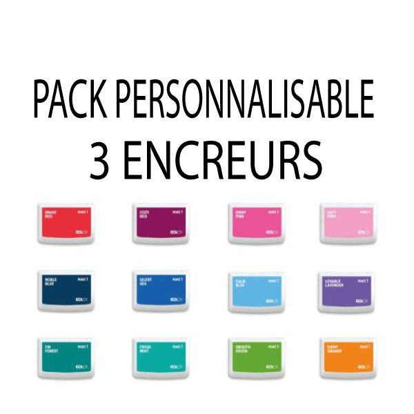 Encreur Make 1  - Pack 3 encreurs personnalisé