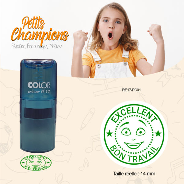 Petits champions - Tampon d'évaluations positives - Excellent - Bon travail