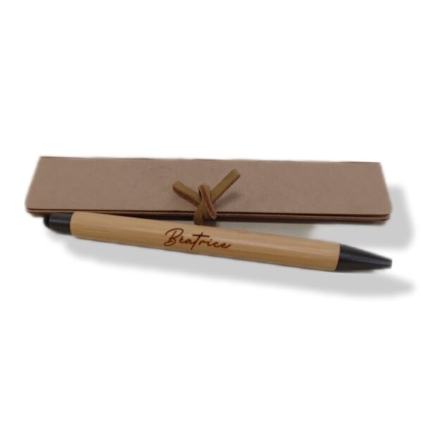 Coffret Stylo bambou personnalisable