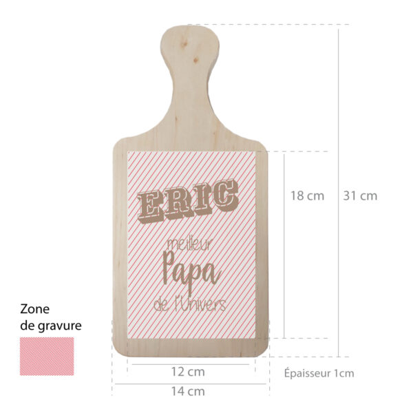 Planche apéro avec prénom "Meilleur.e" – Image 2