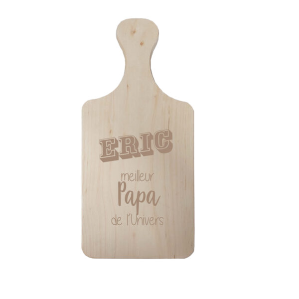 Planche apéro avec prénom "Meilleur.e"