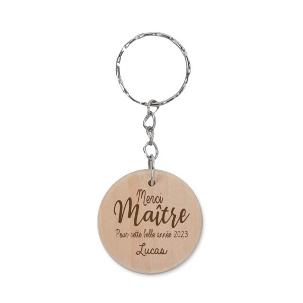 Porte-clés "Merci pour cette belle année"