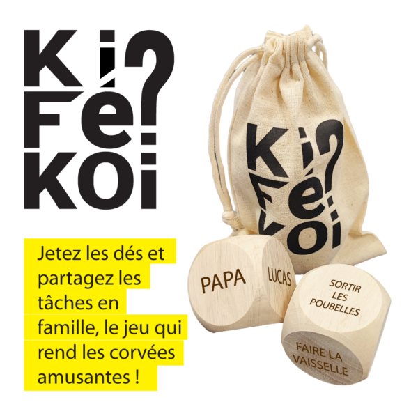 Jeu de dés : KiféKoi édition personnalisé