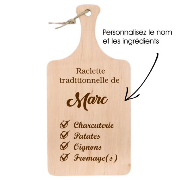 Planche raclette "La raclette traditionnelle"