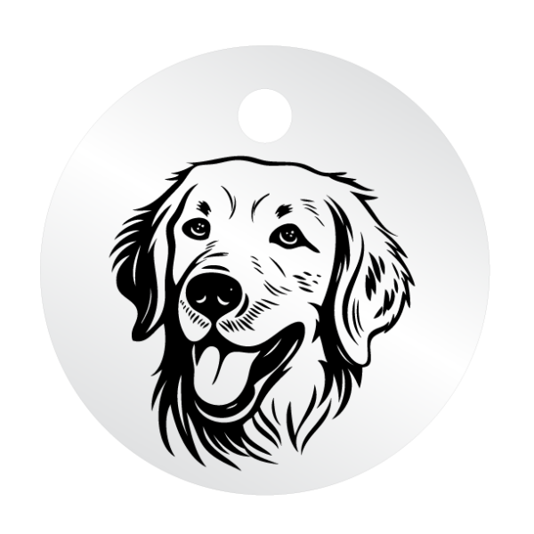 Médailles chien personnalisées Golden Retriever – Image 4