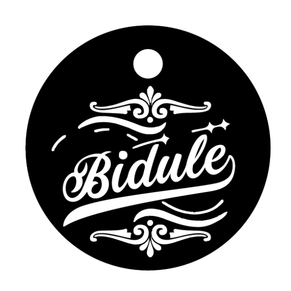 Médailles chien personnalisées Bidule