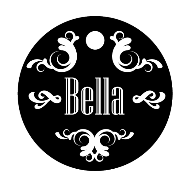 Médailles chien personnalisées Bella