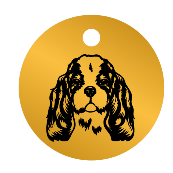 Médailles chien personnalisées Cocker